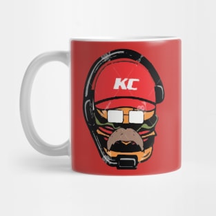 andy reid frozen Mustache Mug